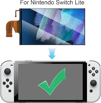 LCD Screen Replacement for Switch Lite(Without Tools)