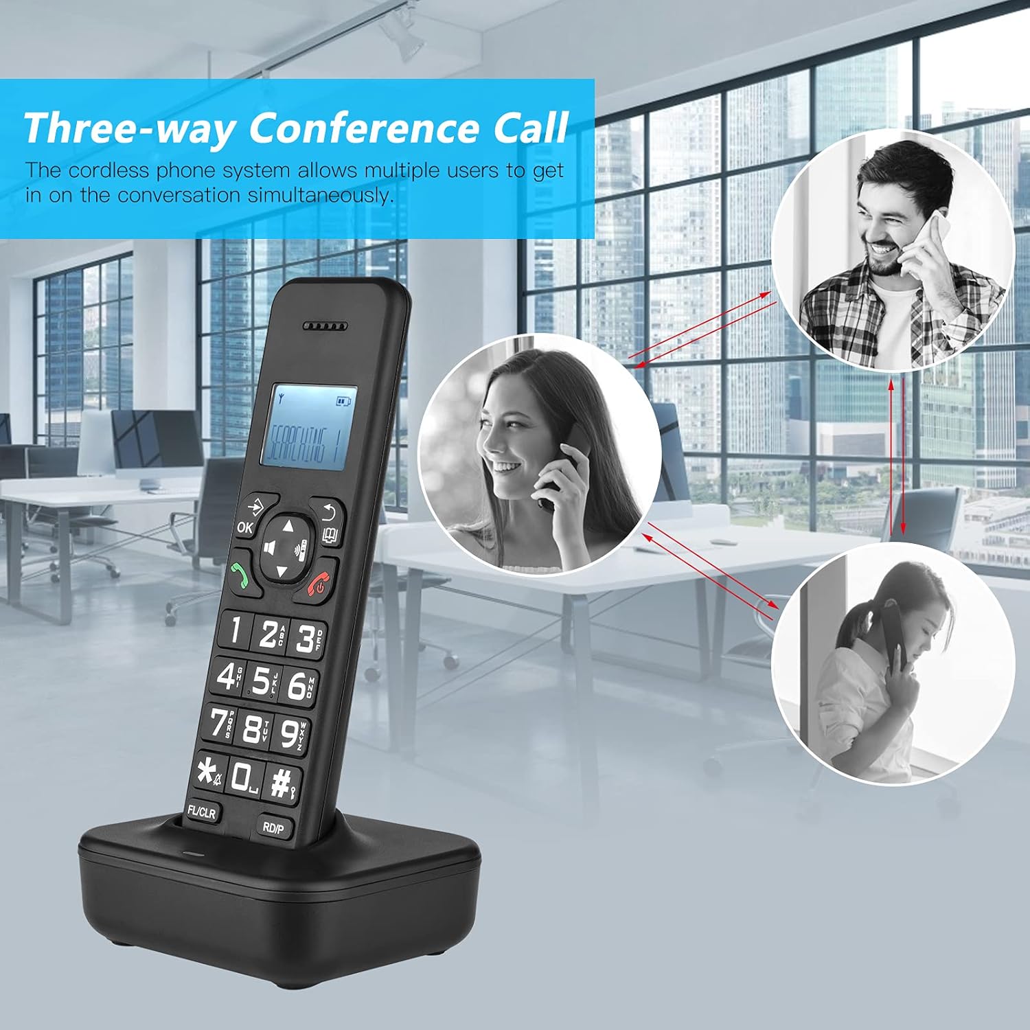 BISOFICE D1102B Three-way Conference Call