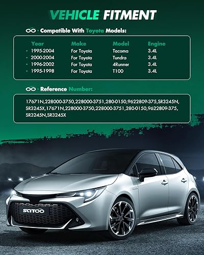 Miniatura 356 de SCITOO Arrancadores Nuevo Ajuste para Nissan Frontier Pickup Xterra 2002 2003 2004 3.3L 17859