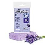 T.Taio Esponjabon Soap Sponge - Cleansing Shower Scrubber - Cleaning Bath Wash Scrub - Oil Removal - Massage & Lather Foot, Elbow, & Face - Bathroom Accessories - Fresh Lavender Scent