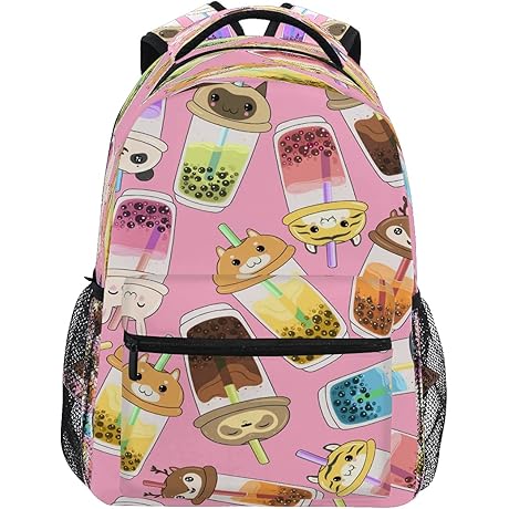 Cute Boba Backpack For Teens