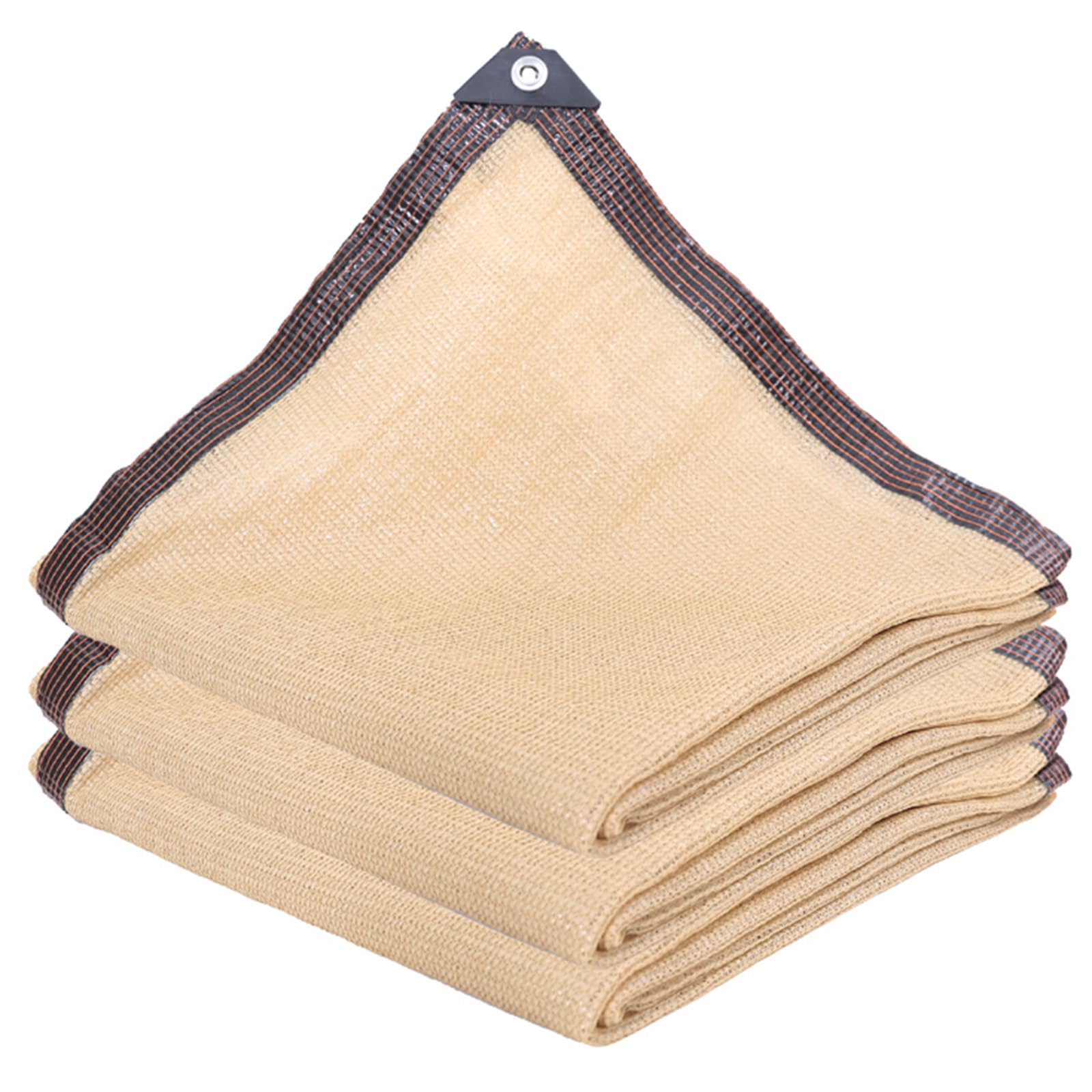 Rete Ombreggiante da Giardino con Occhielli 5x5m(16.4*16.4ft),Teli Ombreggianti da Esterno 90% Protezione da Sole Anti UV,Rete Telo Ombra per Serra/Balcone/Piante Da Patio/Pollaio/Posto Auto/Piscina