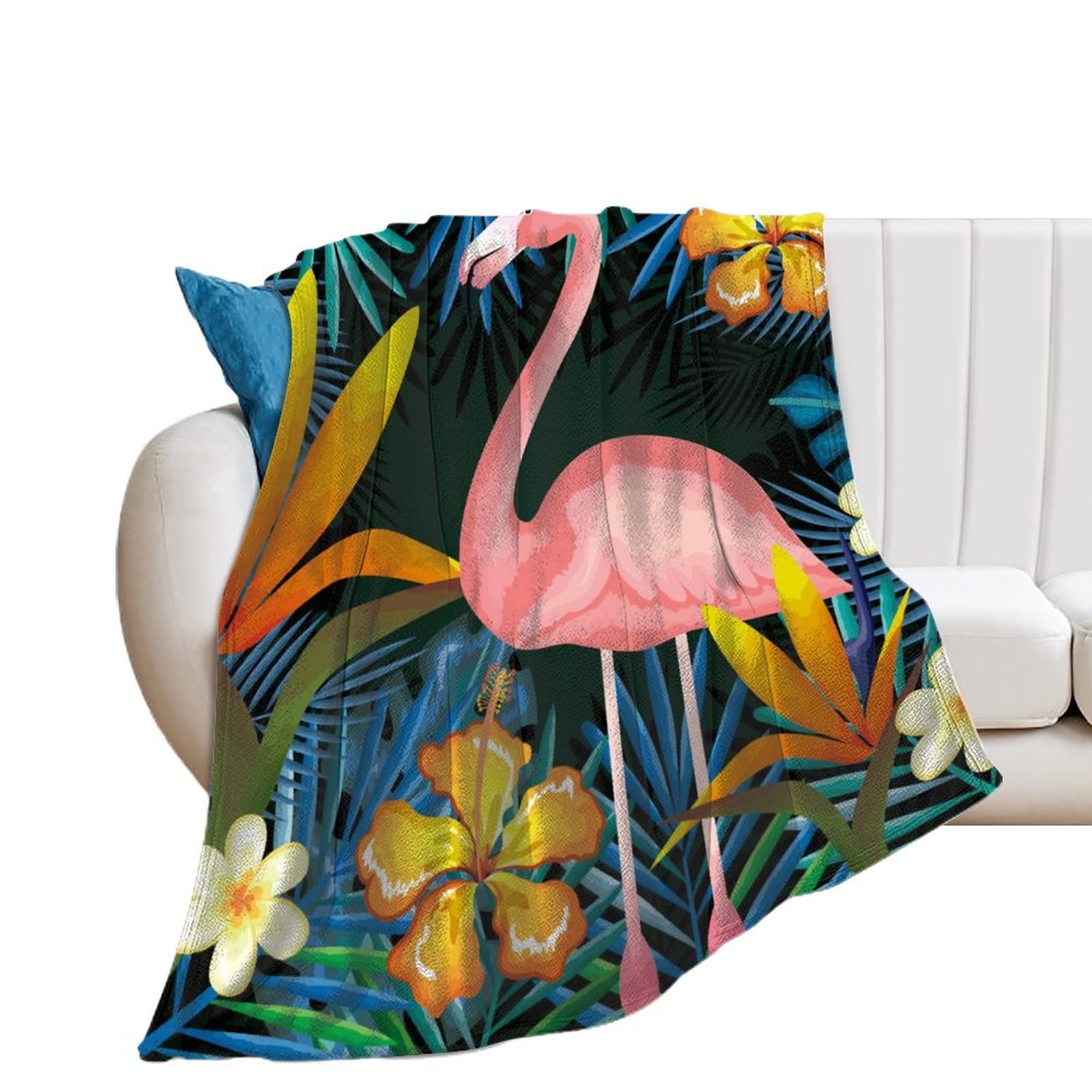 Couverture polaire flanelle flamant plaid canapé lit doux couverture 130x150