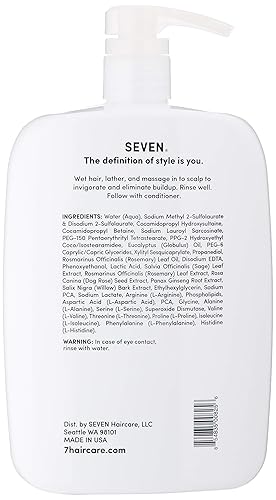 Miniatura 7 de SEVEN Cubica Clarify Champú para todos los tipos de cabello