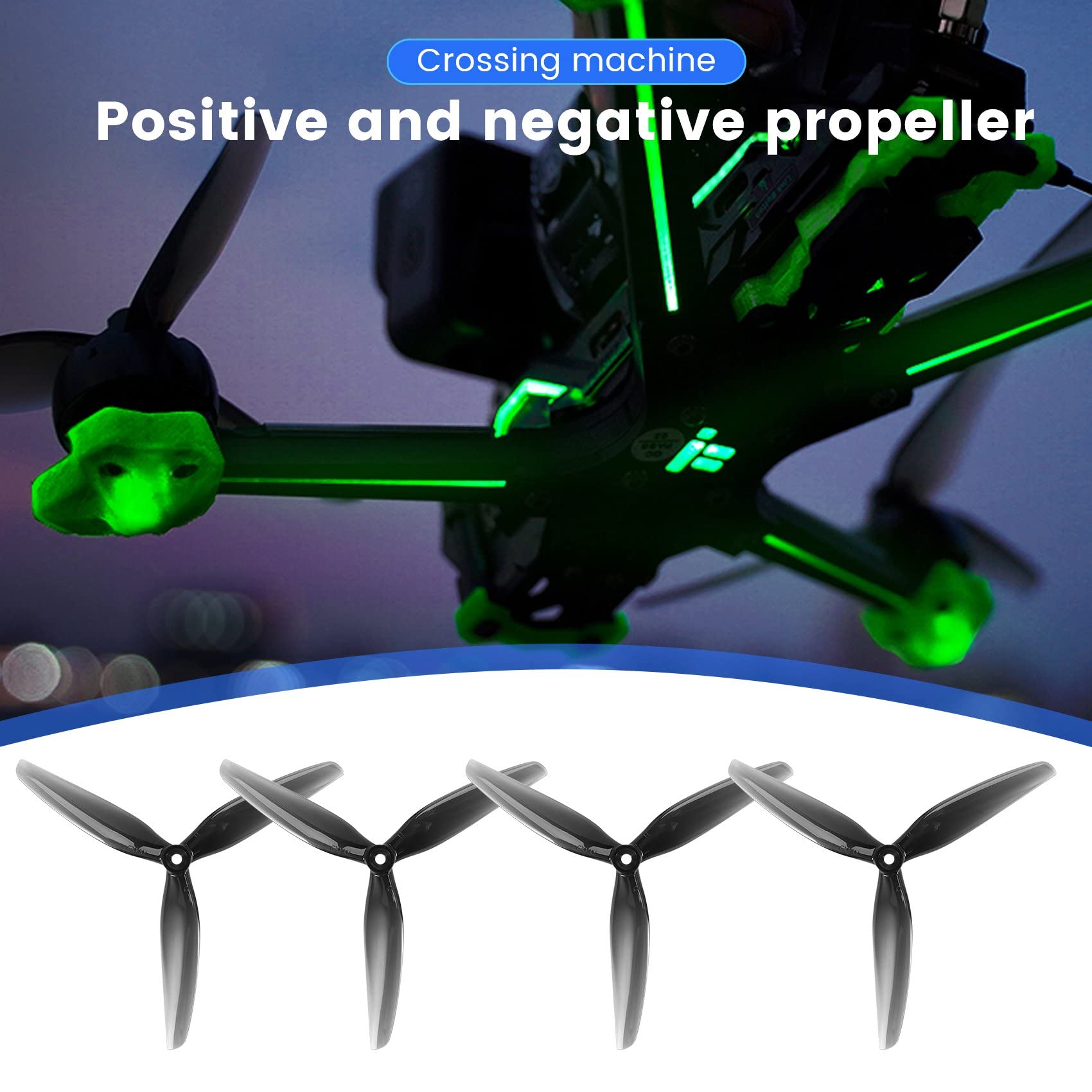 7 Inch Propeller 2 Pairs 7 Inch Propellers For Diy Drone 2pairs HQ Prop 7X4X3 Propeller ...