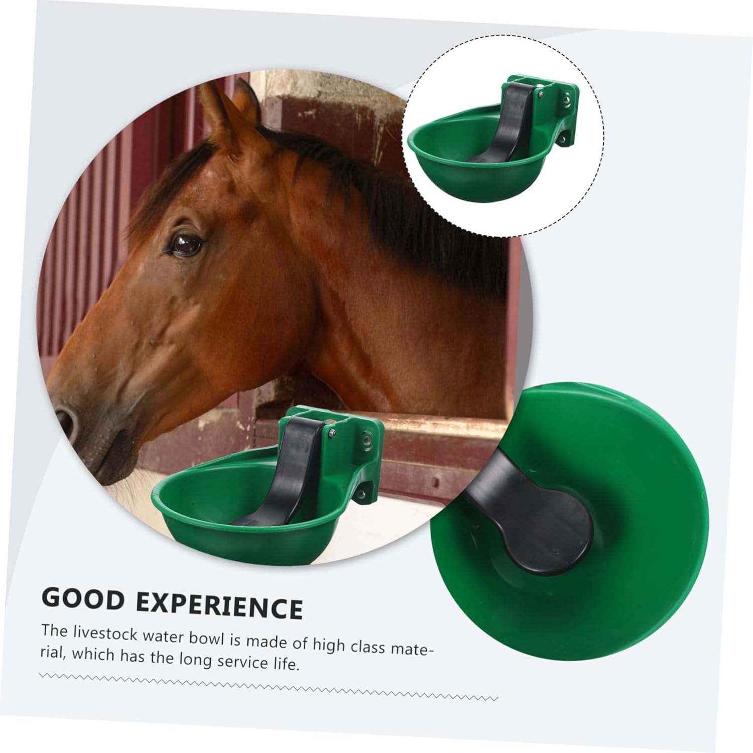 1Pc Automatic Livestock Drinking Bowl Water Fountain for Cattle Sheep Pigs Durable Design with Splash Feature Efficient Water Saving for Farm Use