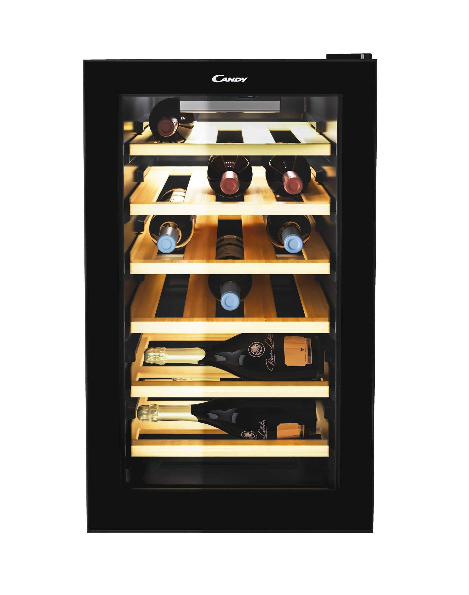 Buy CANDY CWC021ELSPKN Freestanding Wine Cooler, Single Zone