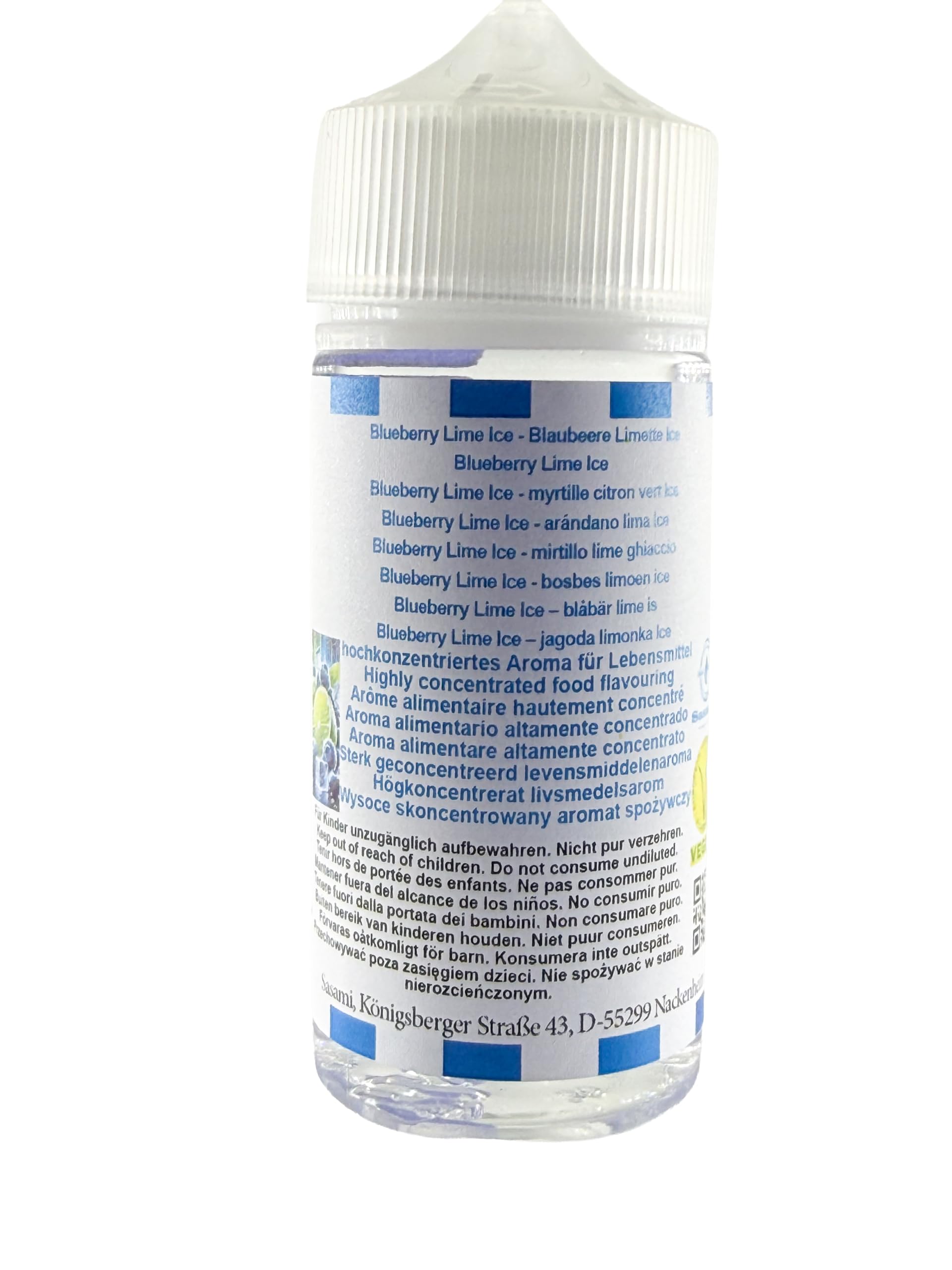 Blueberry Lime Ice - arándano lima Ice aroma concentrado - Vegano - Sasami - 100ml