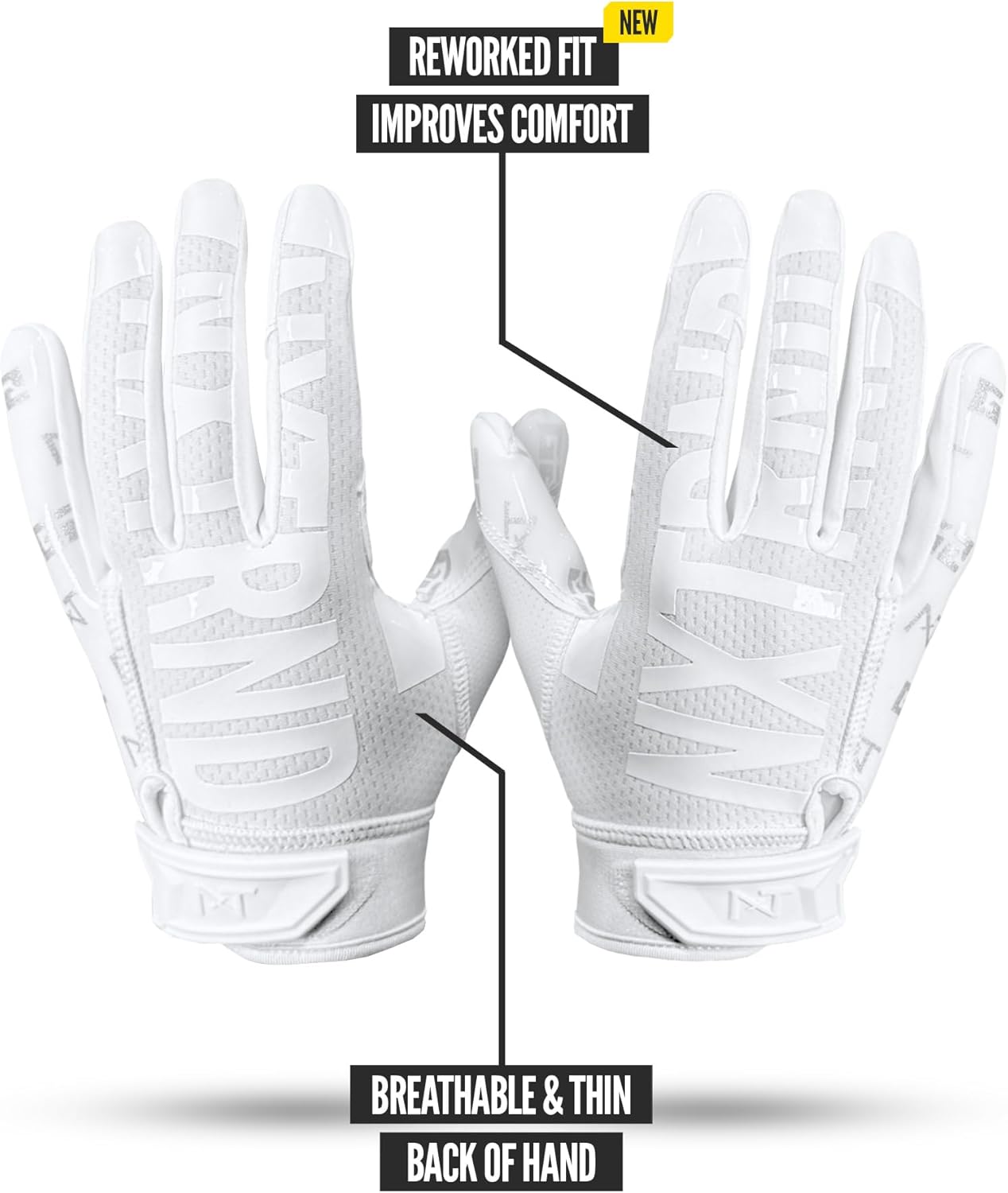 Nxtrnd G2 Pro Football Gloves, Men's Ultra Sticky Elite Receiver Gloves