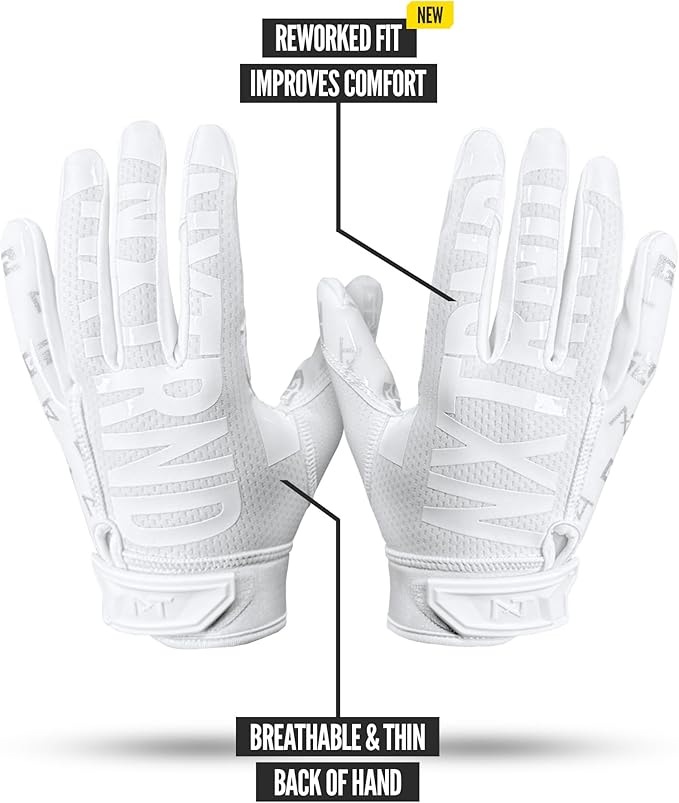 Guantes de fútbol NXT NXTRND G2 Pro para hombre blanco medio miniatura 3