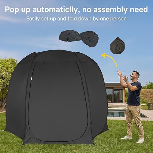 Miniatura 3 de Alvantor Tienda de campaña con pantalla desplegable para la casa, toldo instantáneo para acampar al aire libre, glorieta para patio, patio trasero y