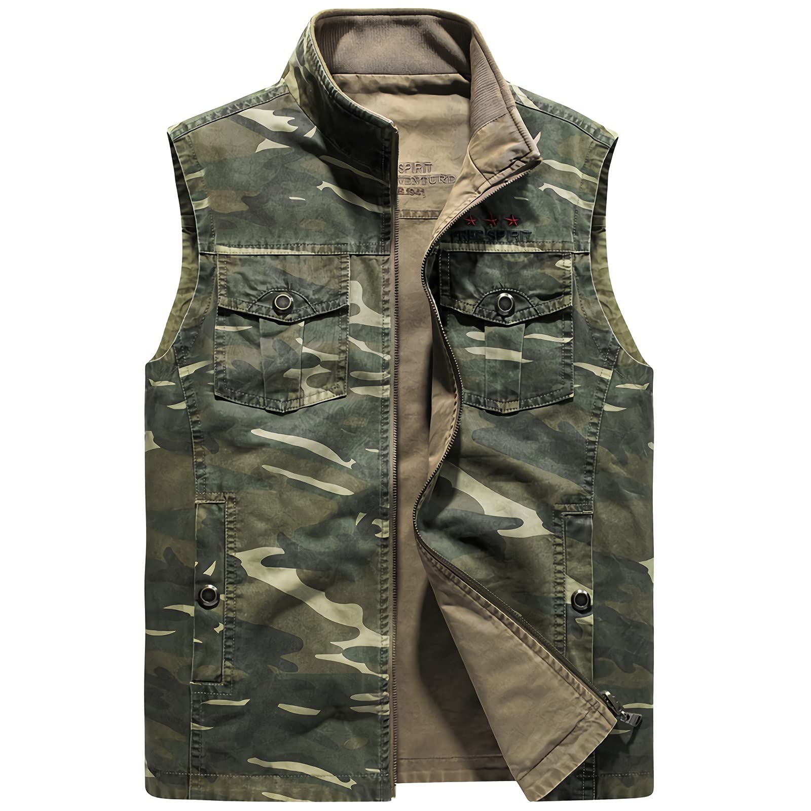 Chaleco para hombre al aire libre, chaqueta de trabajo con múltiples bolsillos, chaleco ligero para safari, pesca, viajes, fotografía, caza, deportes