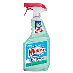 Windex Multipurpose Cleaner Disinfectant Spray Trigger Bottle New Foaming Action Formula Surface Cleaning Spray Glade Rainshower Scent 32