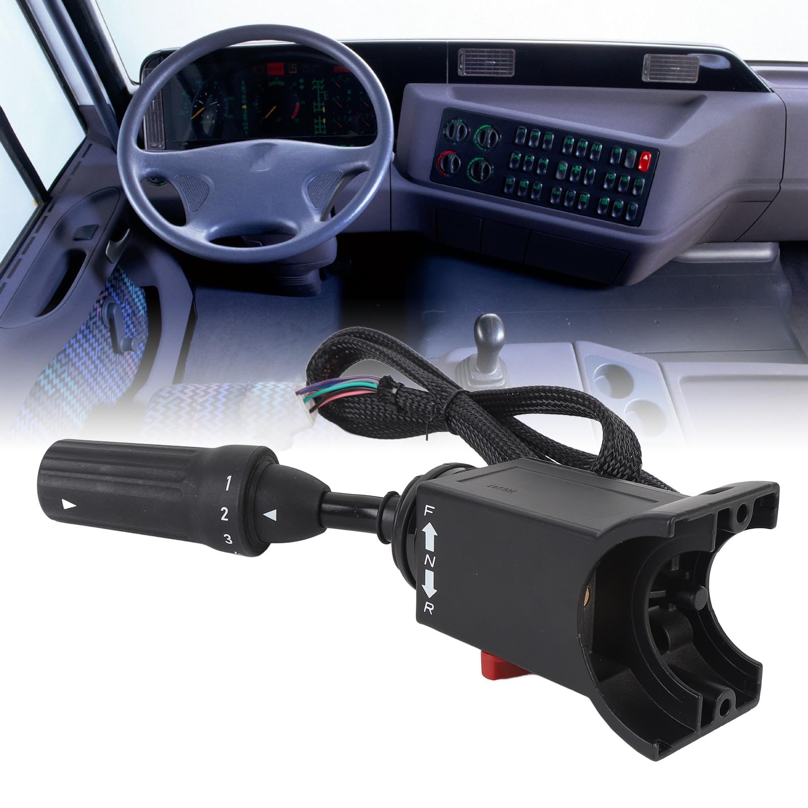 Luocute Interruttore di Combinazione del, Selettore del di Trasmissione di Alimentazione 0501216205 Sostituzione del Controller del Joystick Shifter per ZF DW-3 4WG160 4WG180 4WG200