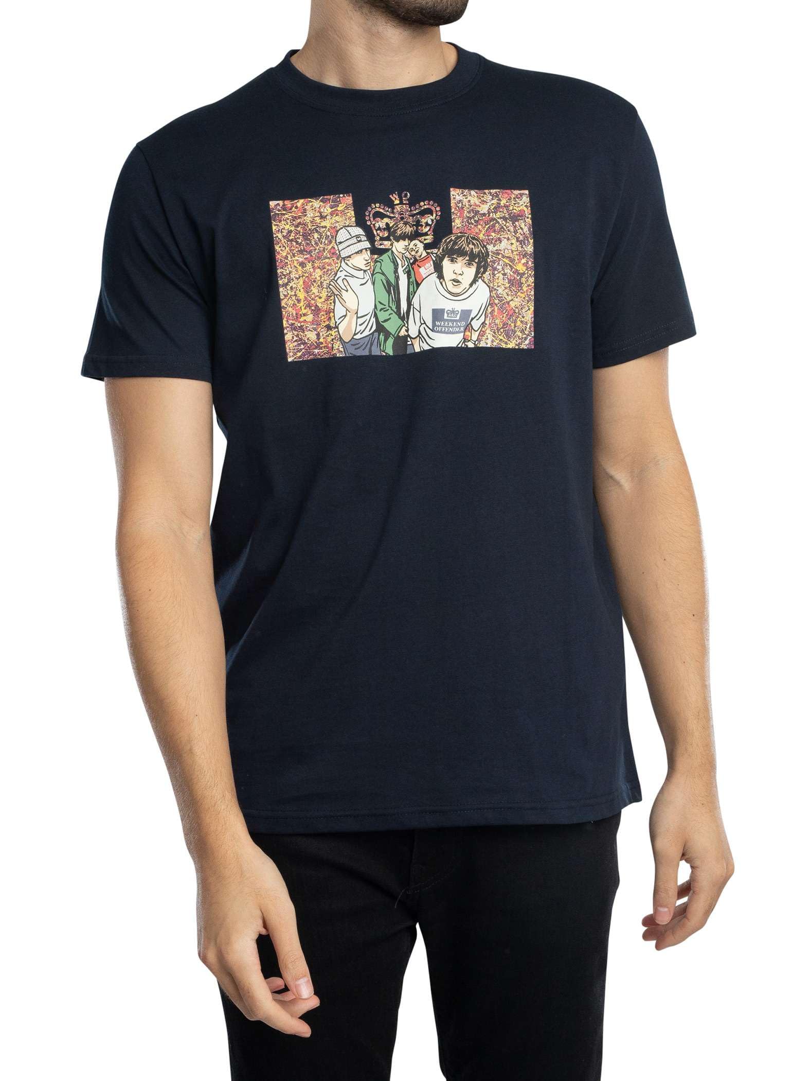 Weekend Offender No5 T Shirt Navy L