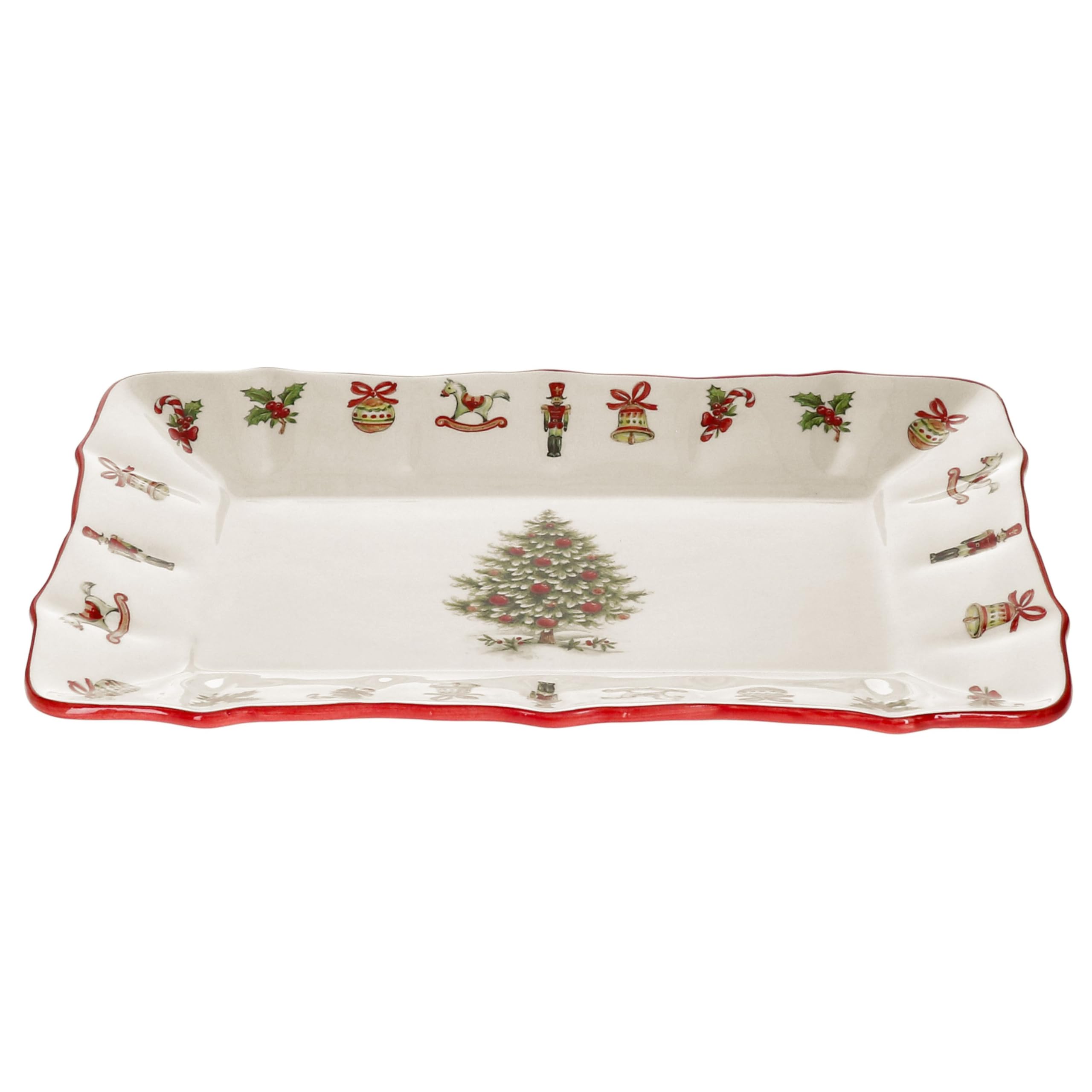 Een peperkoekmannetje met een kerstmuts en een zuurstok op zijn hand | Premium Vector