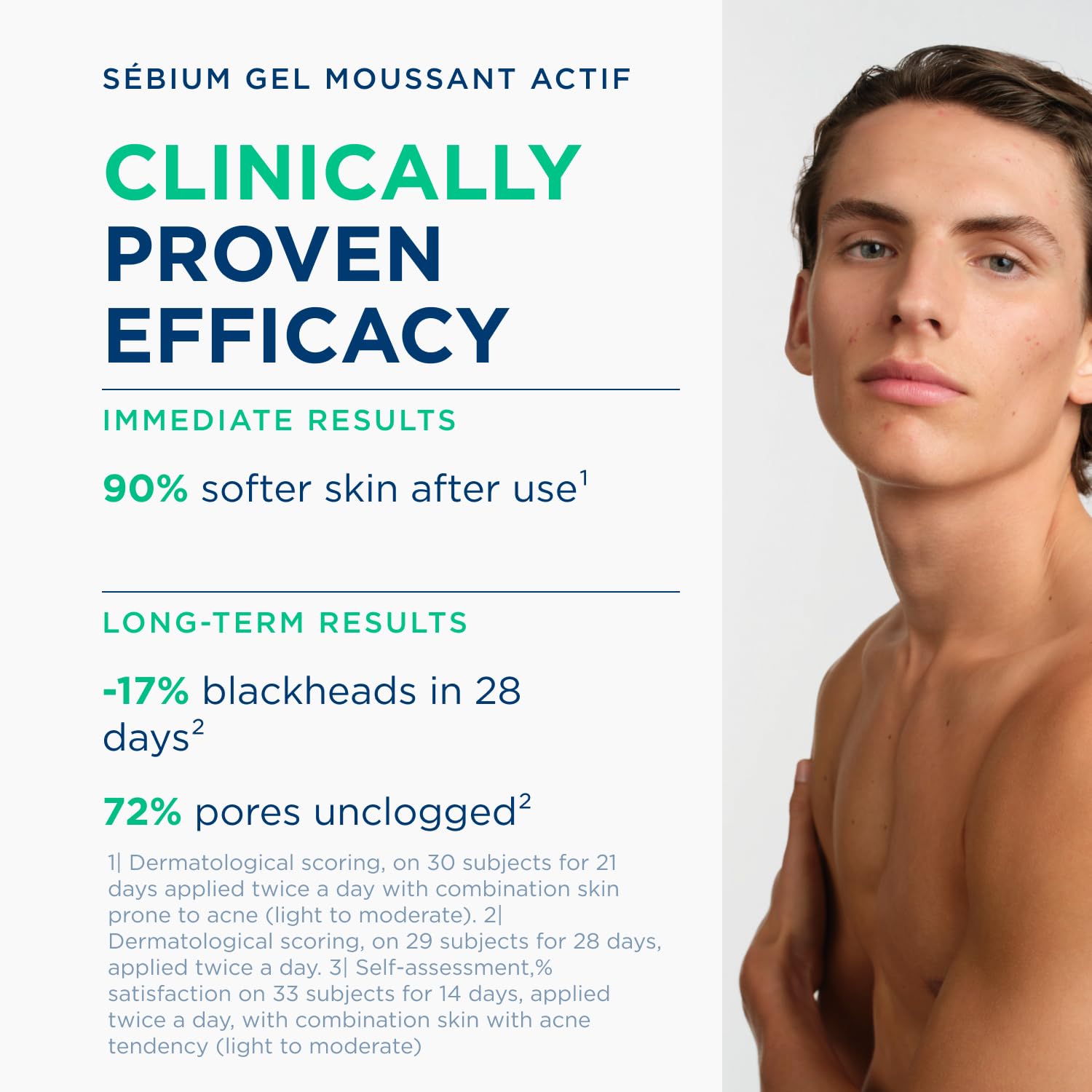 Bioderma Sebium Gel Moussant Actif Intense Purifying Cleansing Foaming Gel with Salicylic & Glycolic acid |Oily and Acne-Prone Skin, 200ml 3