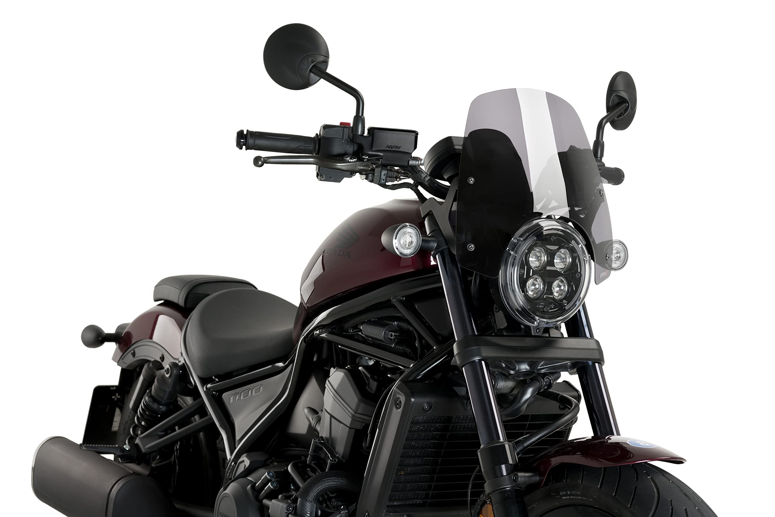 Puig Naked-Frontspoiler 22190J – ABS, Mattschwarz, Für Kawasaki Z500 (2024/25), Aerodynamisch, ABE/TÜV, Inkl. Anleitung