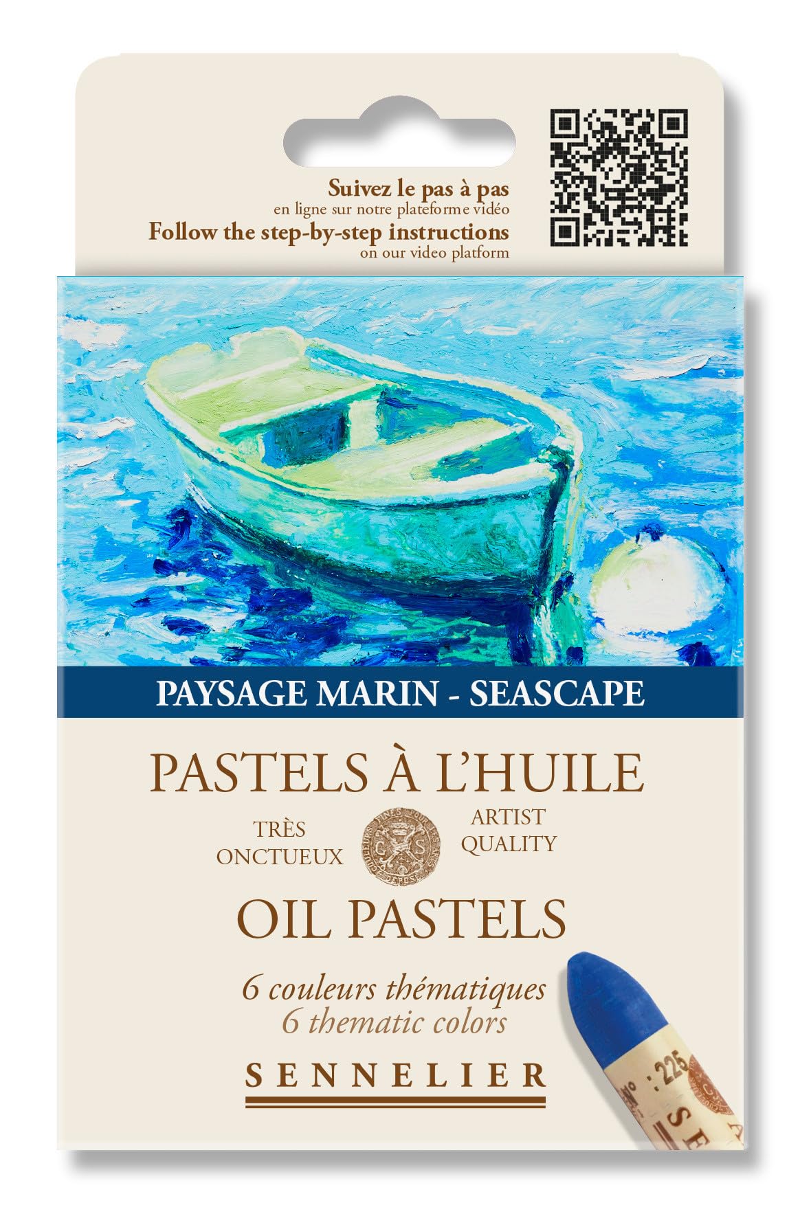 SENNELIER PASTEL HUILE PAYSAGE MARIN 6 P