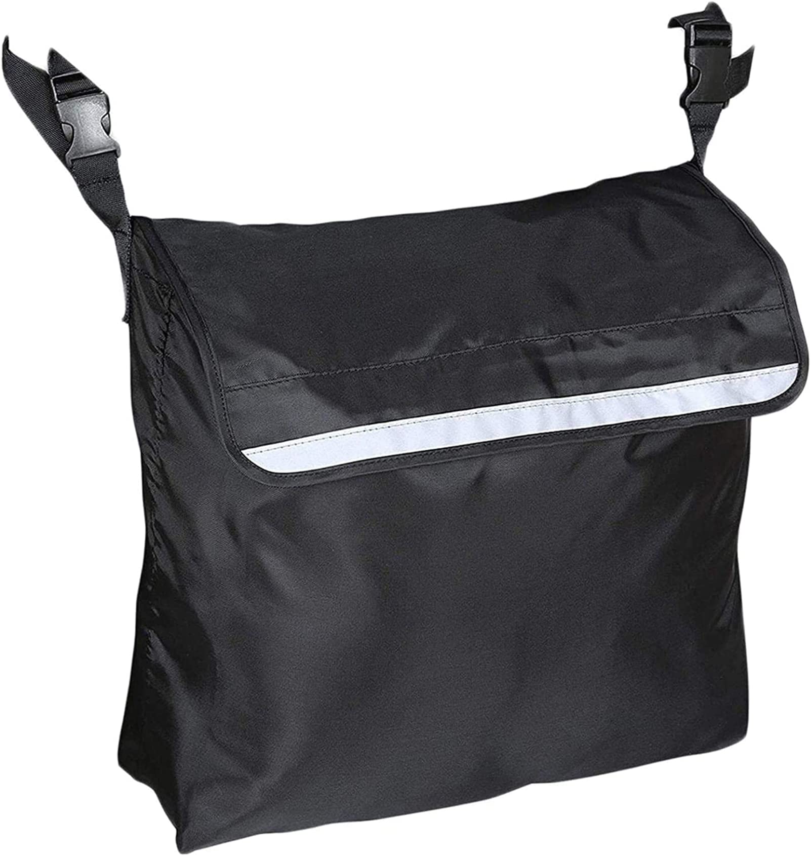 Bolsa Universal para Silla De Ruedas, Mochila Multifunción para Scooter De Movilidad con Rayas Reflectantes, para La Mayoría De Las Sillas De Ruedas, Scooters, Andadores, Andadores