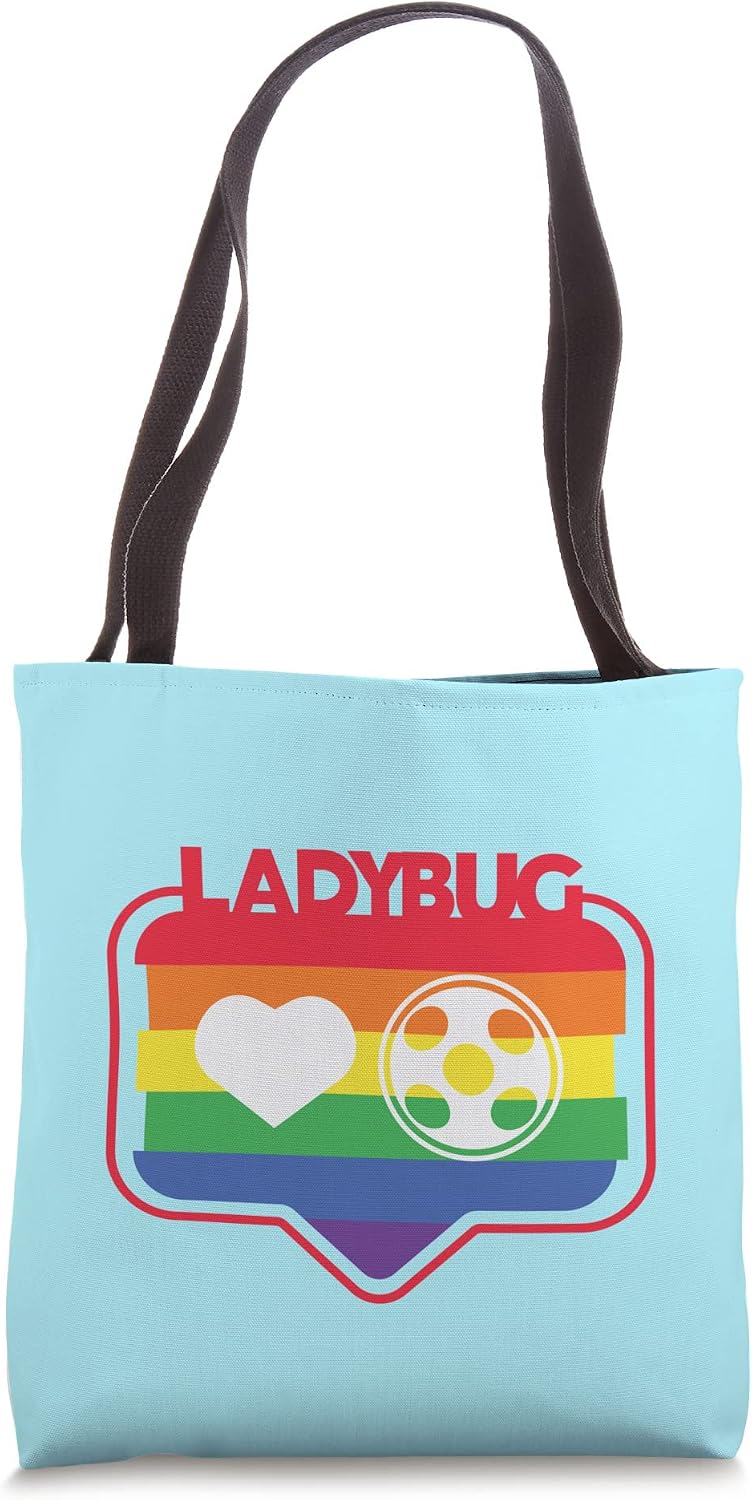 Miraculous Ladybug Rainbow Collection with Ladybug Tote Bag