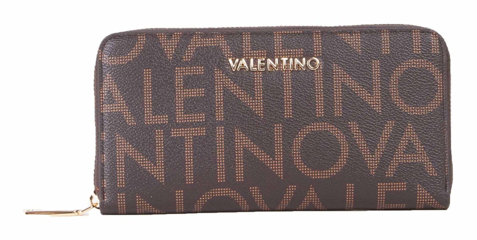 Valentino Purse Portafoglio Regina RE Wallet Moro/Naturale Brown