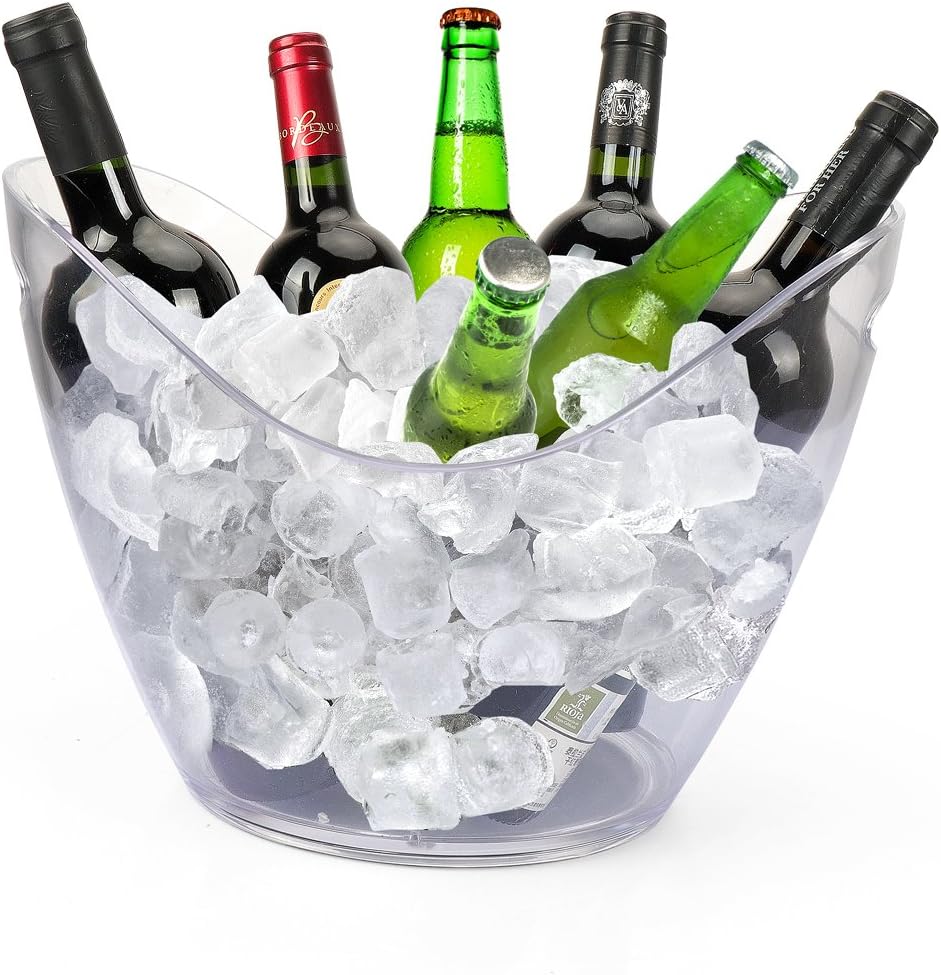 Secchiello per il ghiaccio, refrigeratore per vino e vasca per bevande per feste Secchiello per il