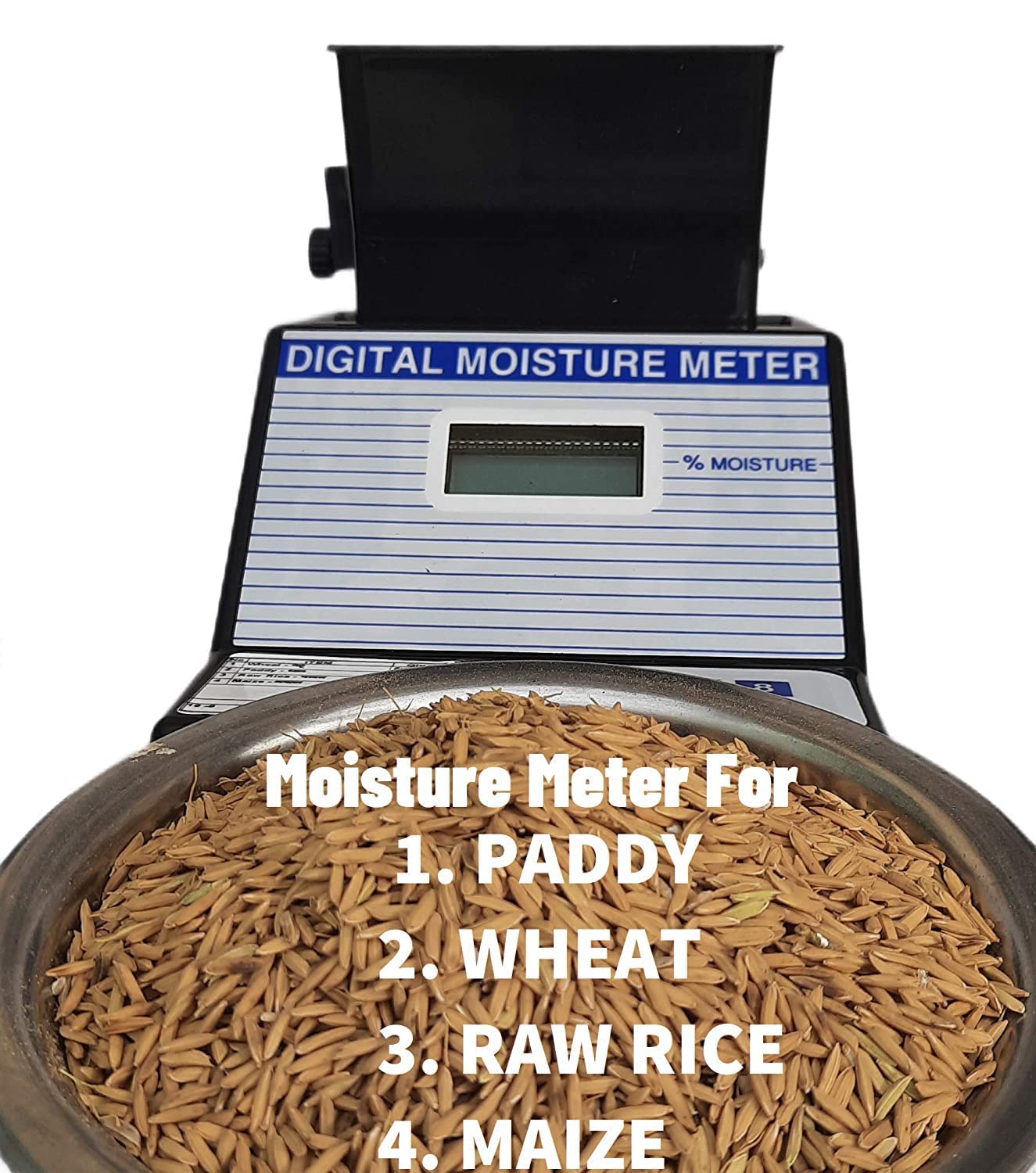 Digital Moisture Meter (Only for Wheat, Paddy, Rice, Maize) (केवल गेहूं, धान, चावल, मक्का के लिए) (B0C3M2NHPV) Amazon Price History, Amazon Price Tracker