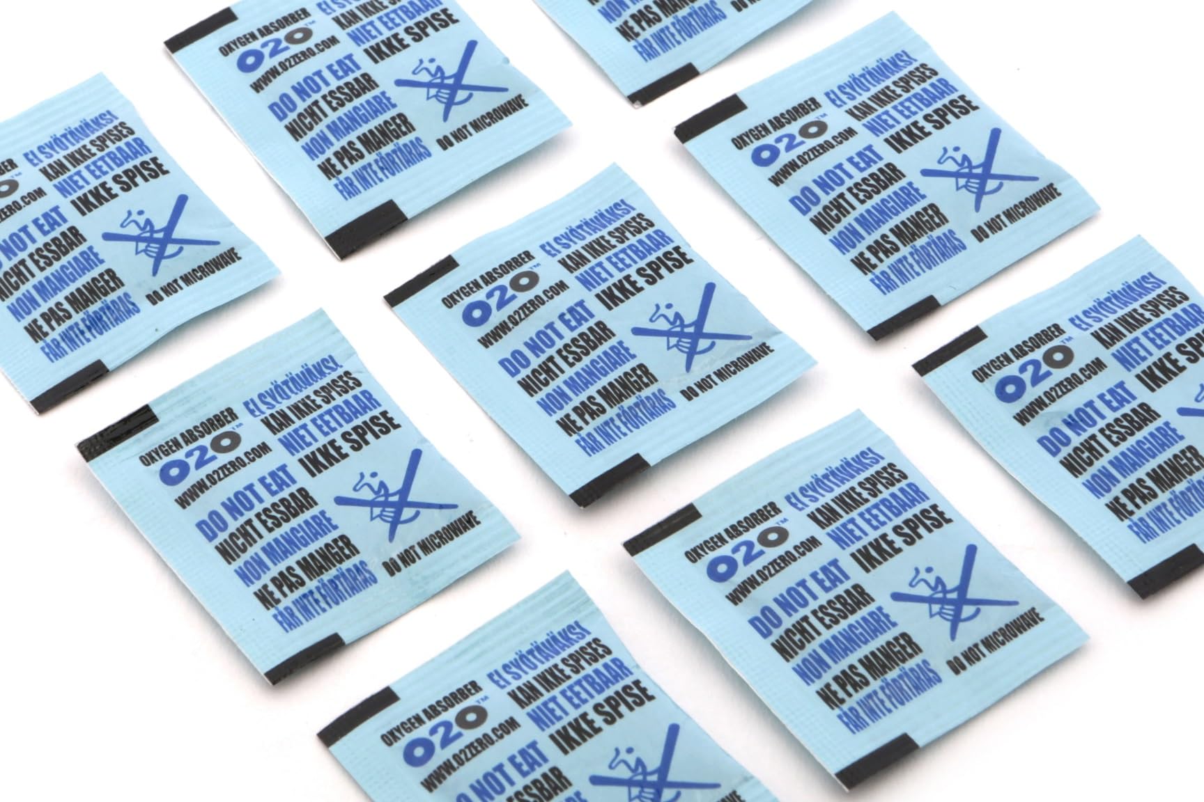 20CC Oxygen Absorbers | Oxygen Scavengers | 200 Sachets | FDA & BRC Approval | EU Compliance | Food Storage | Food Grade | Extend Shelf Life