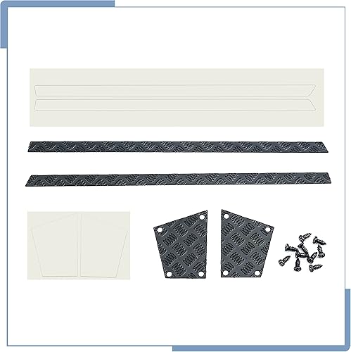 Miniatura 2 de Placa de deslizamiento lateral de acero inoxidable a control remoto, rieles de roca, protección de falda lateral, juego de paneles decorativos para