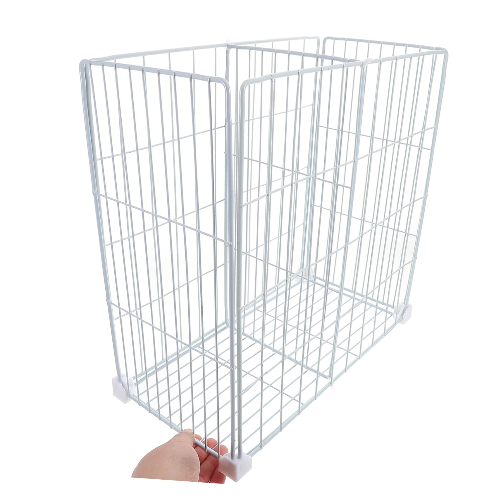 Mikinona Organizador De Congelador Horizontal 37cm Rejilla Divisoria De Alambre Cesta para Refrigerador Multifuncional Adecuado para Congeladores y Almacenamiento De Alimentos
