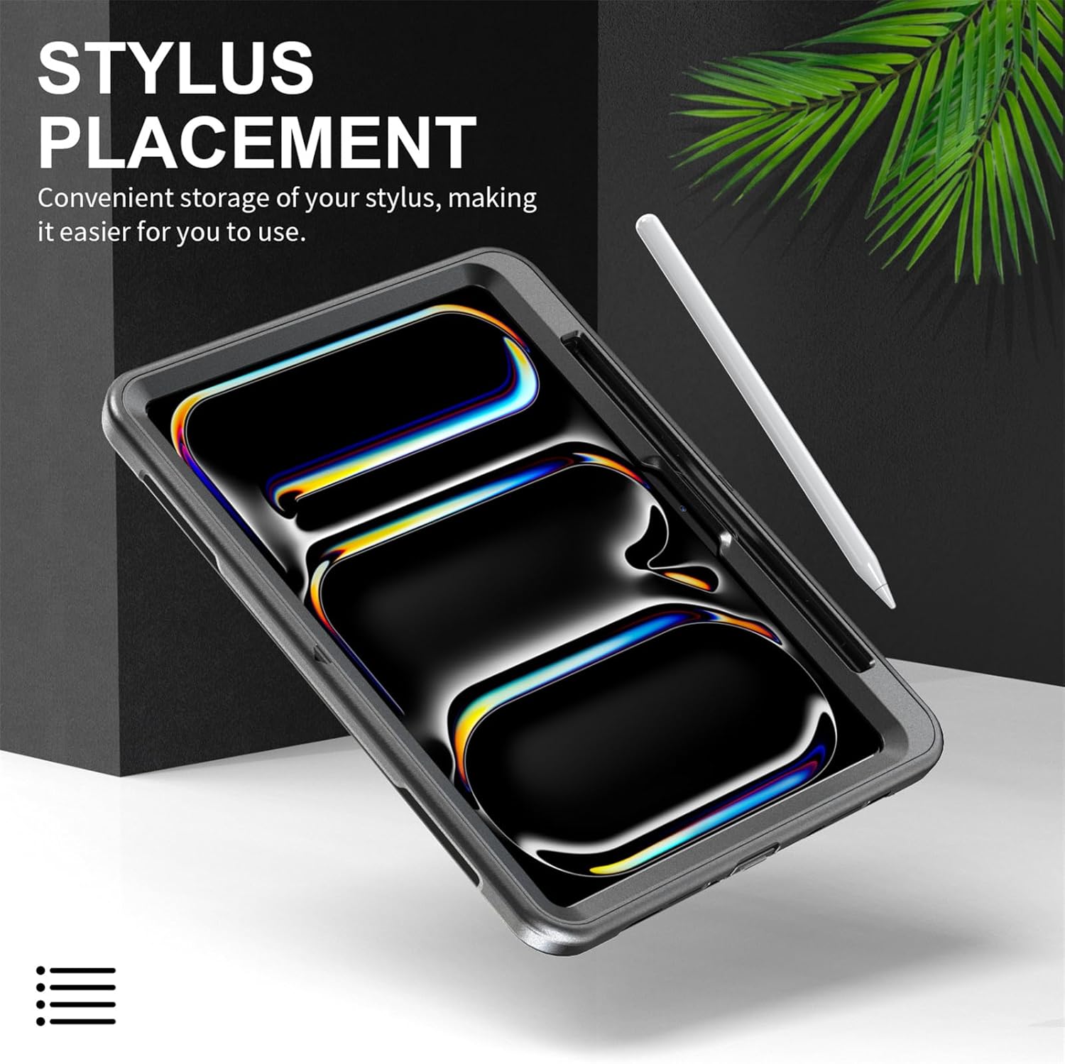 Case for iPad Pro 11-inch (2024 Released, M4, 5th Gen), Upgraded Full Body Heavy Duty Rugged Case with 360 Rotating Stand & Built-in Screen Protector & Shoulder Strap