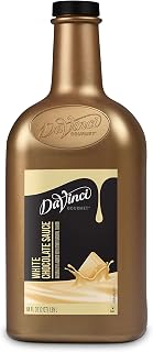 DaVinci Gourmet White Chocolate Sauce, 64 oz - Creamy Vanilla Flavor for Coffee, Frappes & Desserts