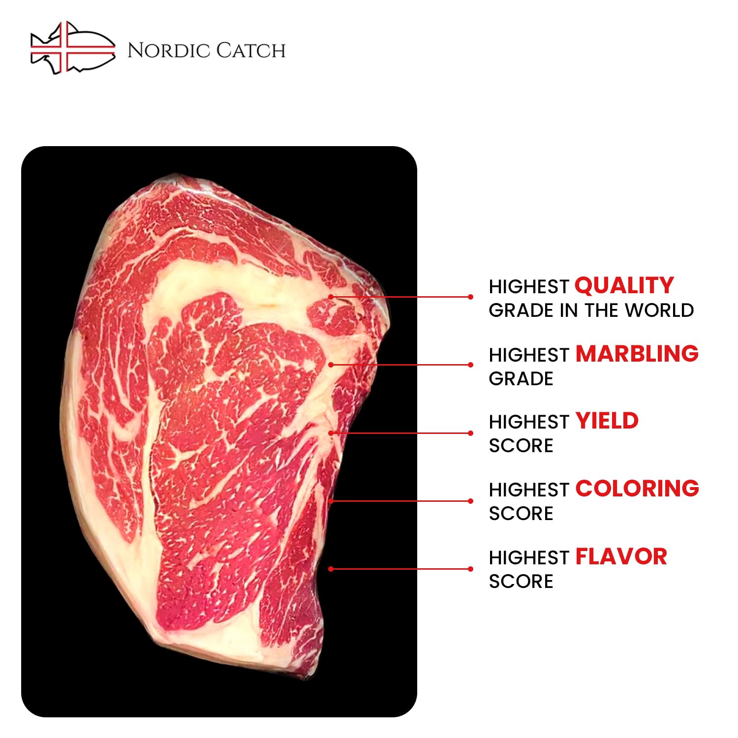 Grass Fed Natural Black Angus USDA Prime Steaks Bundle with Sea Salt - 6 Steaks - (2x16oz) Ribeye, (2x14oz) New York Strip, (2x8oz) Filet Mignon Steak, Garlic Pepper Sea Salt