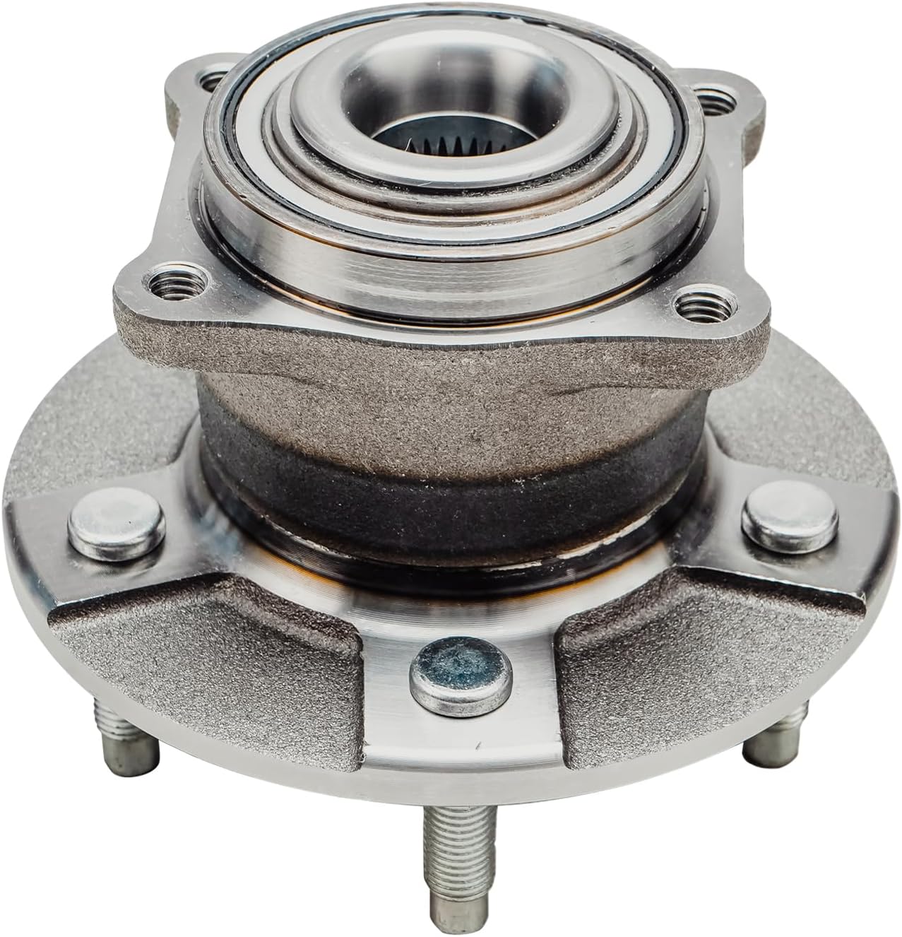 Detroit Axle - 4pc Front Rear Wheel Bearing Hubs Assembly with 5-Lug for Chevrolet Equinox 2005, Pontiac Torrent 2006, Saturn Vue 2002-2007, Non-ABS Models