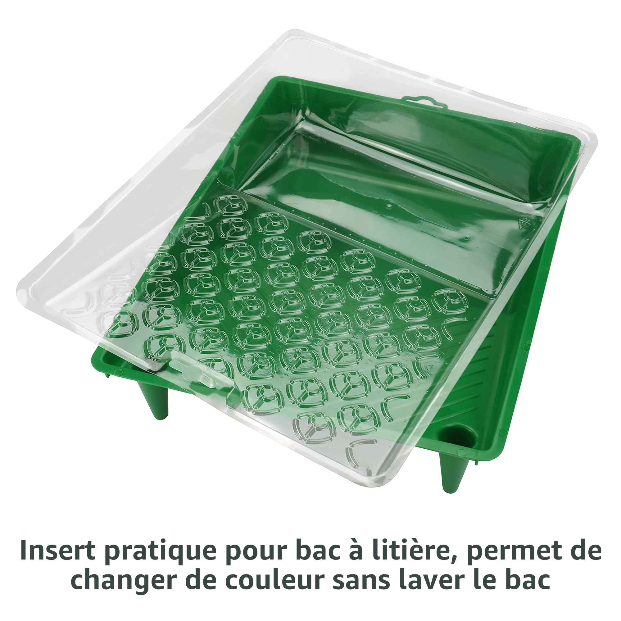 ToolSpace 9 Pièces Rouleau Kit - 2 x 18 cm et Mini Rouleaux 2 x 11 cm avec Manche - Pinceau 2 x 36 mm avec Bac - pour Peinture Murale Interieur Mur - Outils pour Application Crepi Sous Couche Plafond