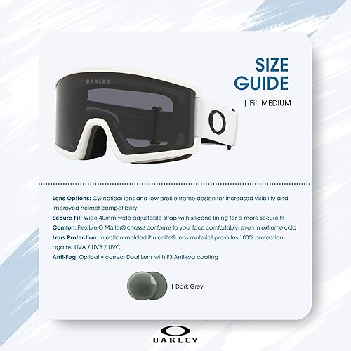 Miniatura 10 de Oakley Target Line MEDIUMLARGE Ski Goggles For Men For Women OO7120, OO7121 + BUNDLE with Designer iWear Eyewear Kit