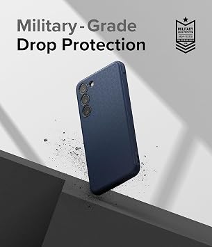 Ringke Onyx for Samsung Galaxy S23 Plus Case [Feels Good in The Hand] Oil & Dirt Resistant, Enhanced Camera Lens Protection, Comfortable Grip, Non-Slip, Lightweight Cover - Navy