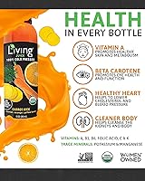 Vista 4 de O2 Living Juice - Bebida prensada en frío, paquete variado de sabores – Bebidas de jugo orgánico – Sin azúcares añadidos o agua, dulzura natural