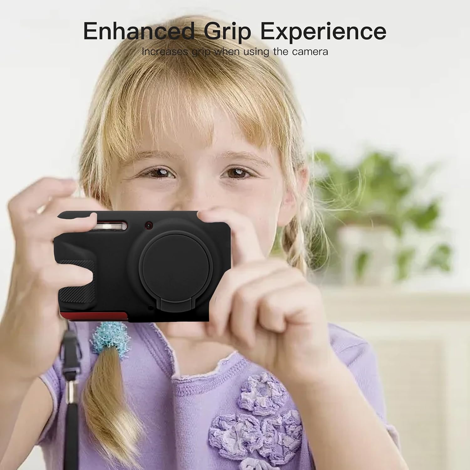 Case for Kodak PIXPRO FZ55 Camera, Soft Silicone Camera Protective Cover for Kodak PIXPRO FZ55, Anti-Scratch, Slim Fit, Lightweight (Black) image 5