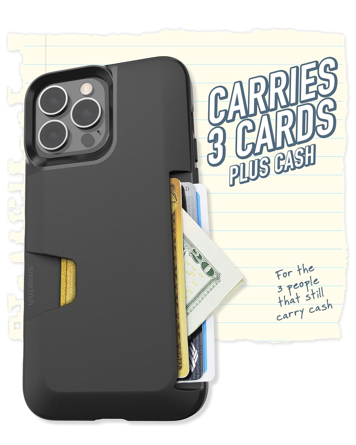 Smartish - Tropical - iPhone 13 Pro Max Wallet Case - Wallet Slayer Vol 1 [Slim + Protective] Credit Card Holder - Fits iPhone 13 Pro Max