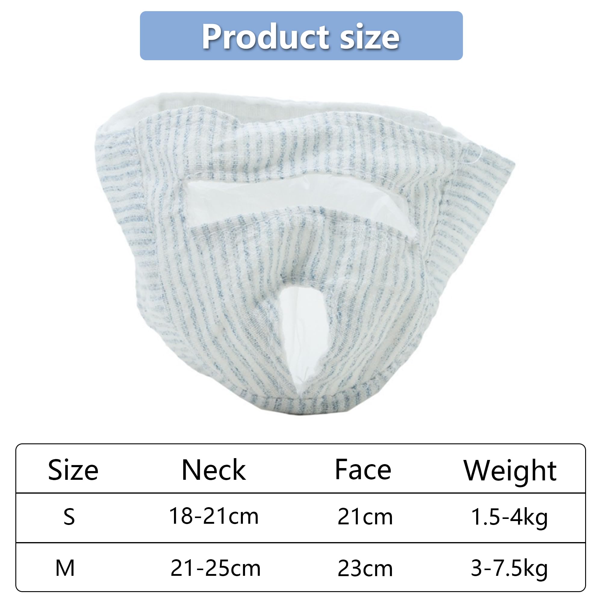Museau Chat Soin Anti-Morsure Chat Respirant Réglable Empêcher Mastication Morsures Protection Claire Visage Soin Bain Doux Chat Rasage Ongles Coupants