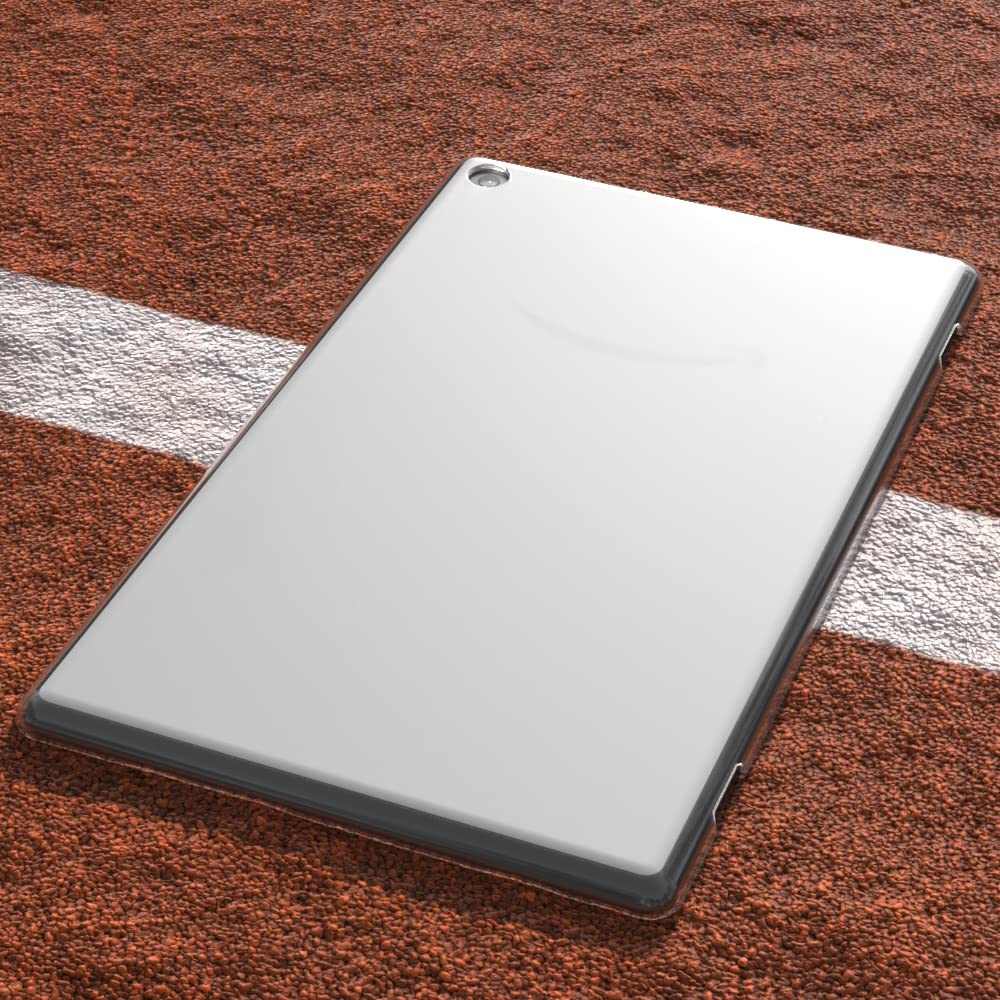 Puxicu Schutzhülle für 8 Zoll Kindle Fire HD 8 Tablet 8.,7.,6.,5. Generation (altes Modell 2018/2017/2016/2015), schlankes Design, flexible, matte TPU-Schutzhülle, transparent,transparent transluzent