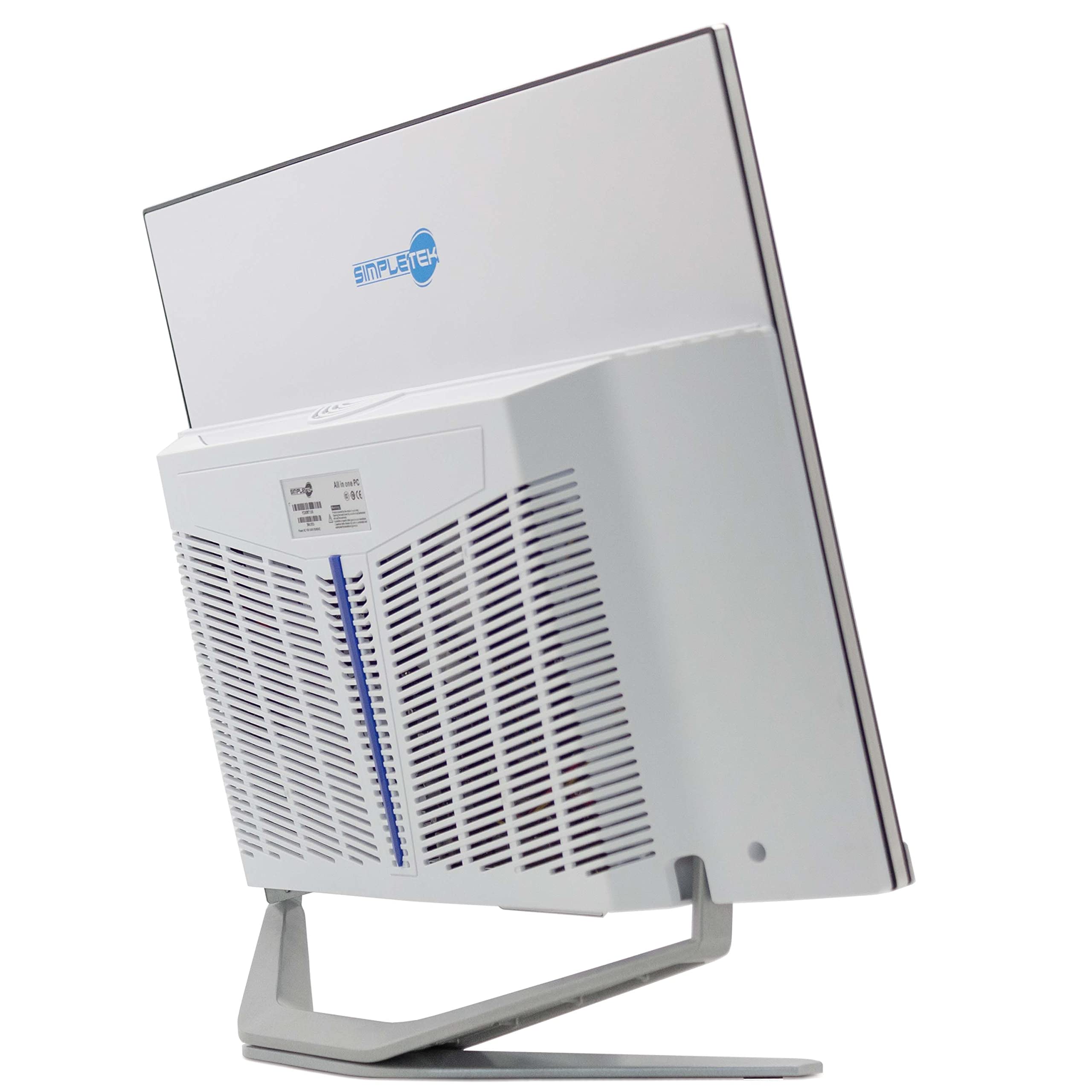 SIMPLETEK - PC All in One con Schermo Curvo 24" Core i5 | Windows 11 Pro | 8GB RAM SSD 480GB | Ideale per Ufficio, Scuola, Casa