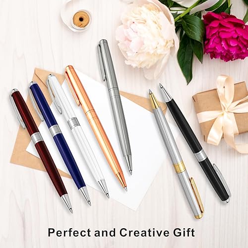 Miniatura 6 de Cambond Ballpoint Pens Blue Pens - Metal Pen Office Professional Pens for Gift Business Men Police Flight Attendants 1.0 mm Medium Point, 3 Pens