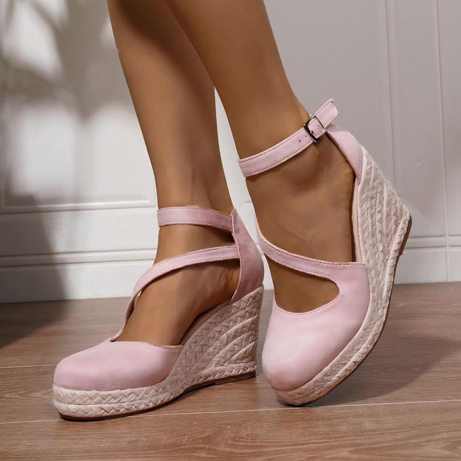 Zapatos de baile de plataforma para mujer, zapatos de novia gruesos con tiras y tacones altos tradicionales, elegantes y cómodos zapatos de fiesta con tacón para octubre