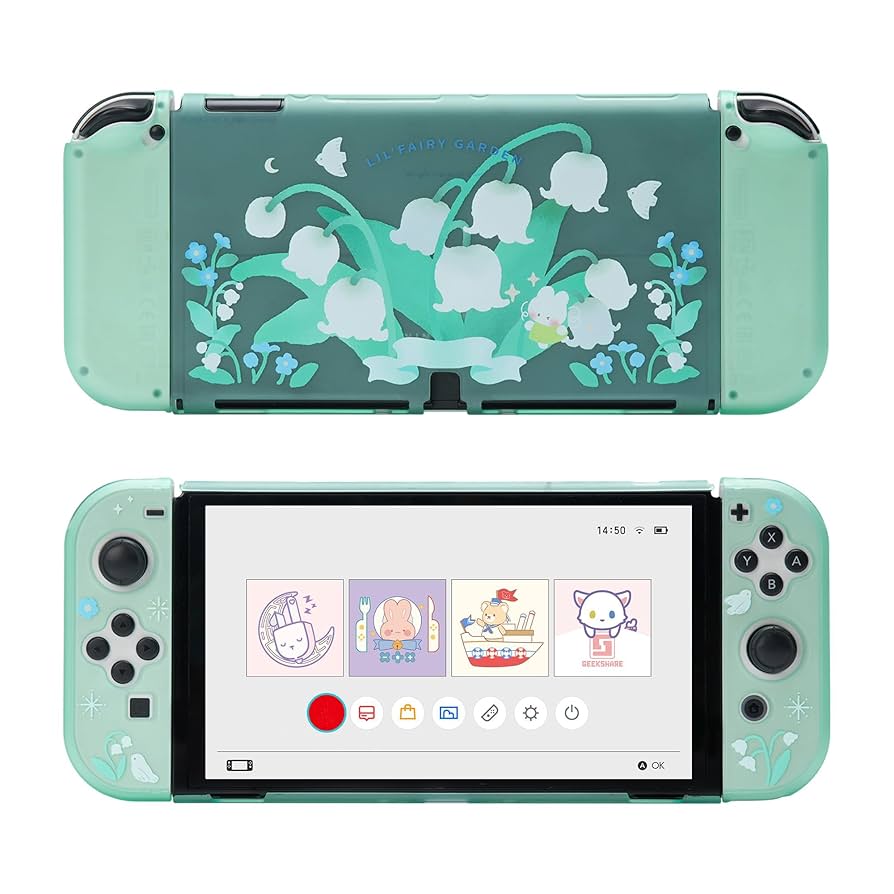 Amazon.com: GeekShare Protective Case for Switch OLED, Hard