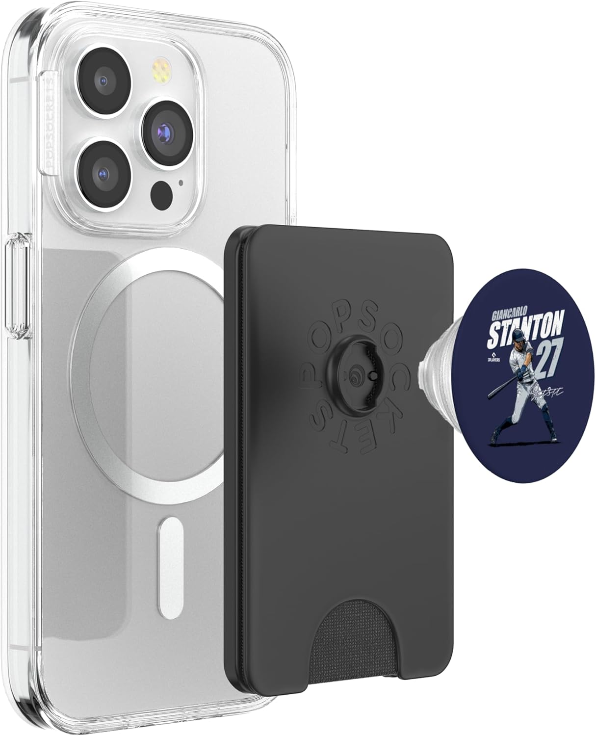 Giancarlo Stanton | New York Baseball Players | MLBGSN3001 PopSockets PopWallet for MagSafe