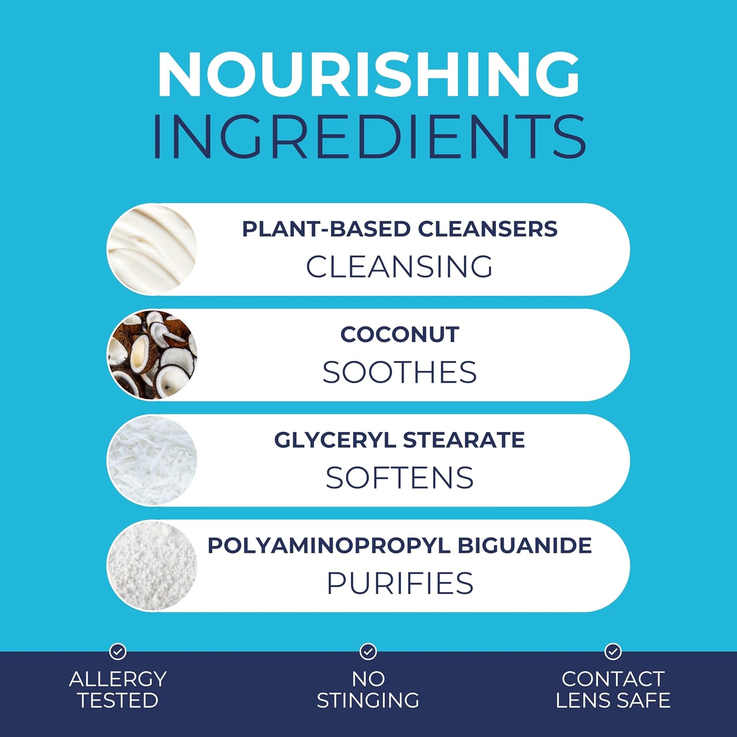 NOVEHA Eyelid Foaming Cleanser | Everyday Scrub for Soothing Relief | Refreshing Mild Eye Lid Wash to Remove Pollen, Dirt & Oil | Lash Shampoo & Makeup Remover to Support Healthy Eyes | 3.4oz
