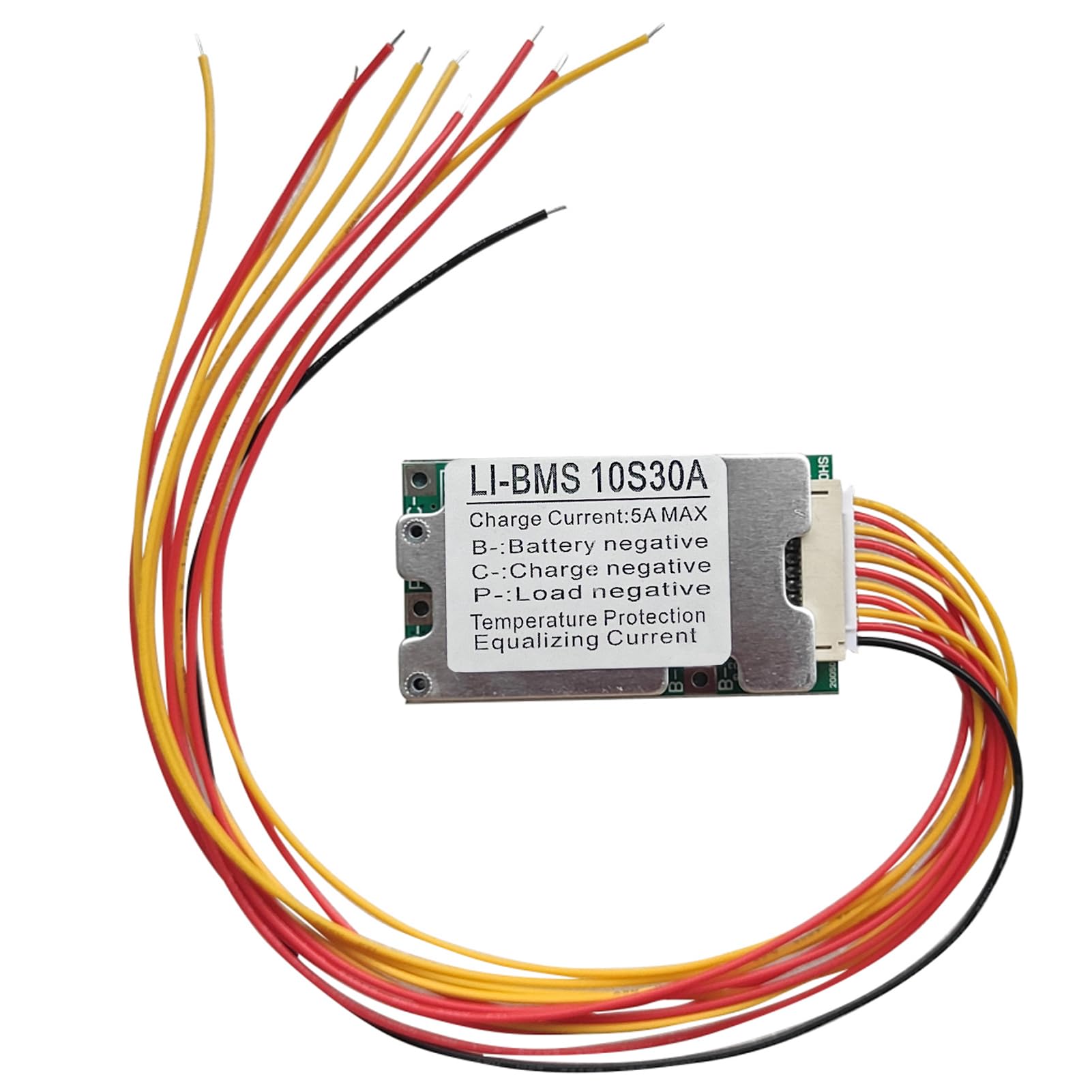 Scheda di Protezione Batteria Agli Ioni di Litio 36V 10S 30A 18650 con Bilanciamento